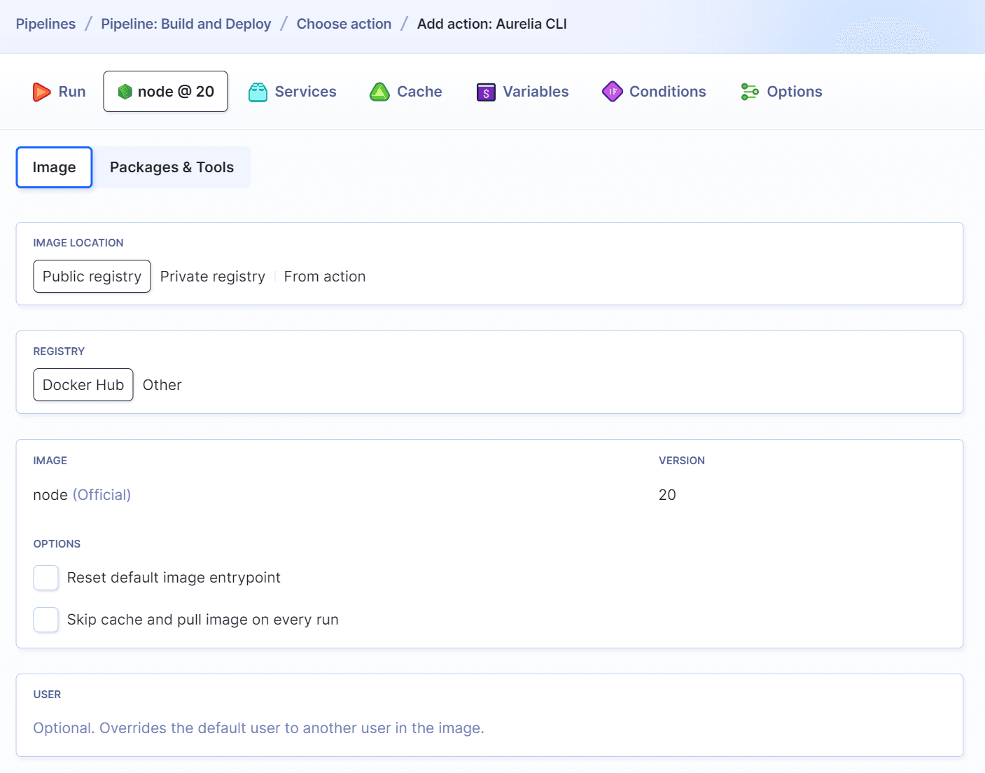Aurelia action image