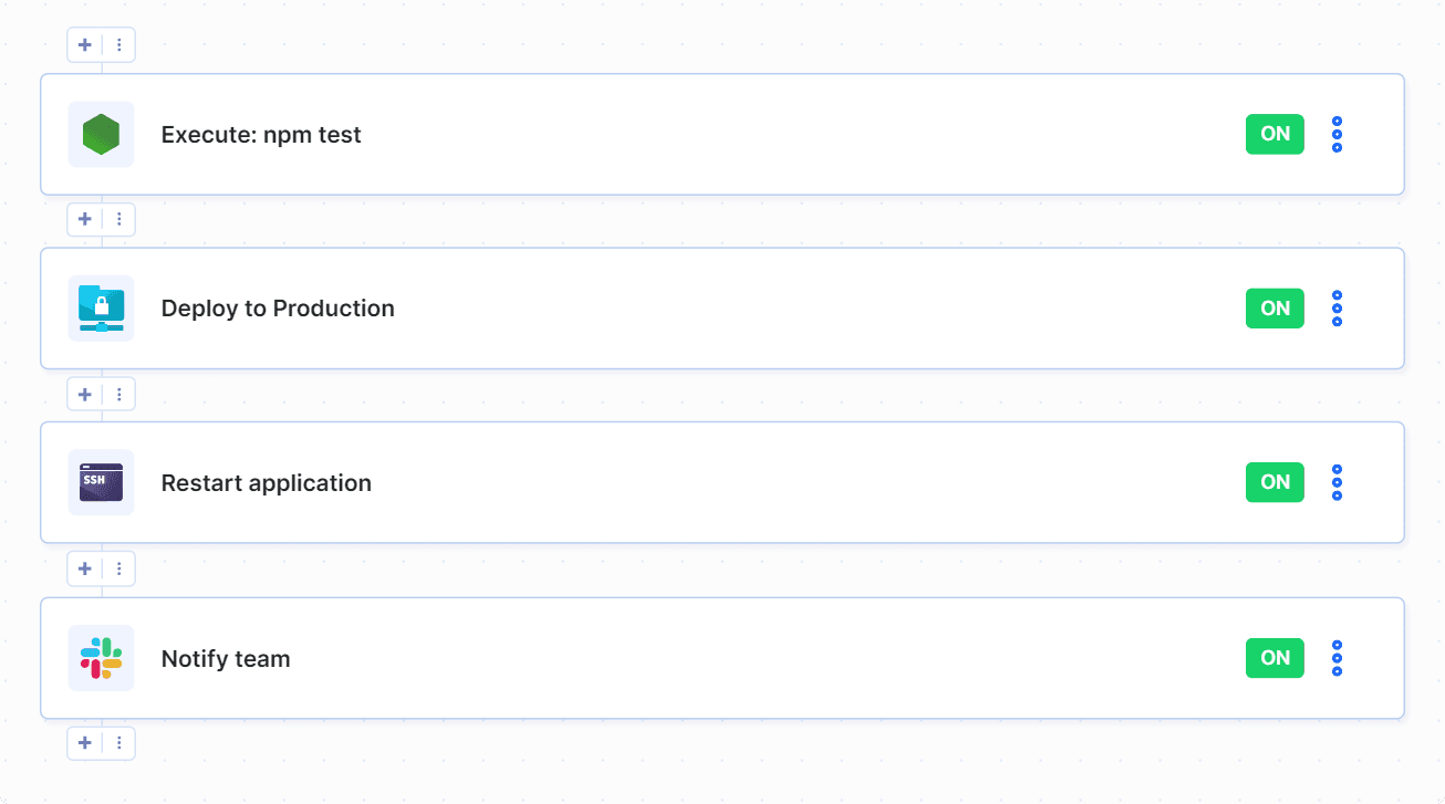 Example JavaScript pipeline