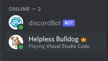 Discord bot going online