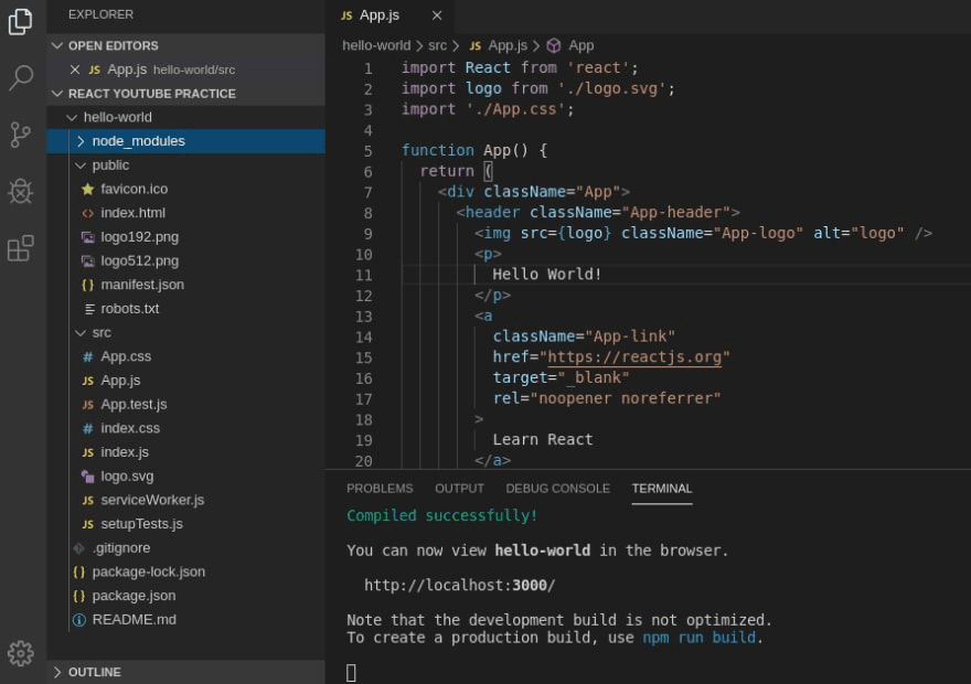 Create-React-App structure